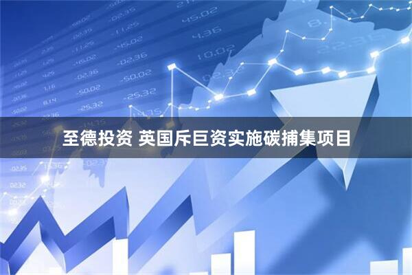至德投资 英国斥巨资实施碳捕集项目